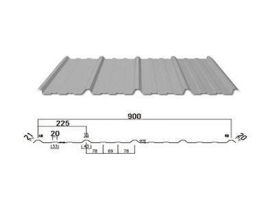 YX15-225-900 墙面彩钢瓦
