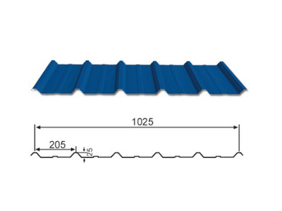 YX25-205-1025 墙面彩钢瓦